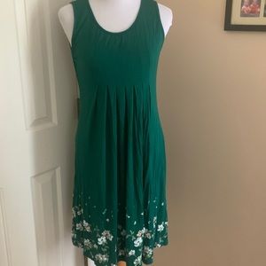 EUC Green Dress- L
